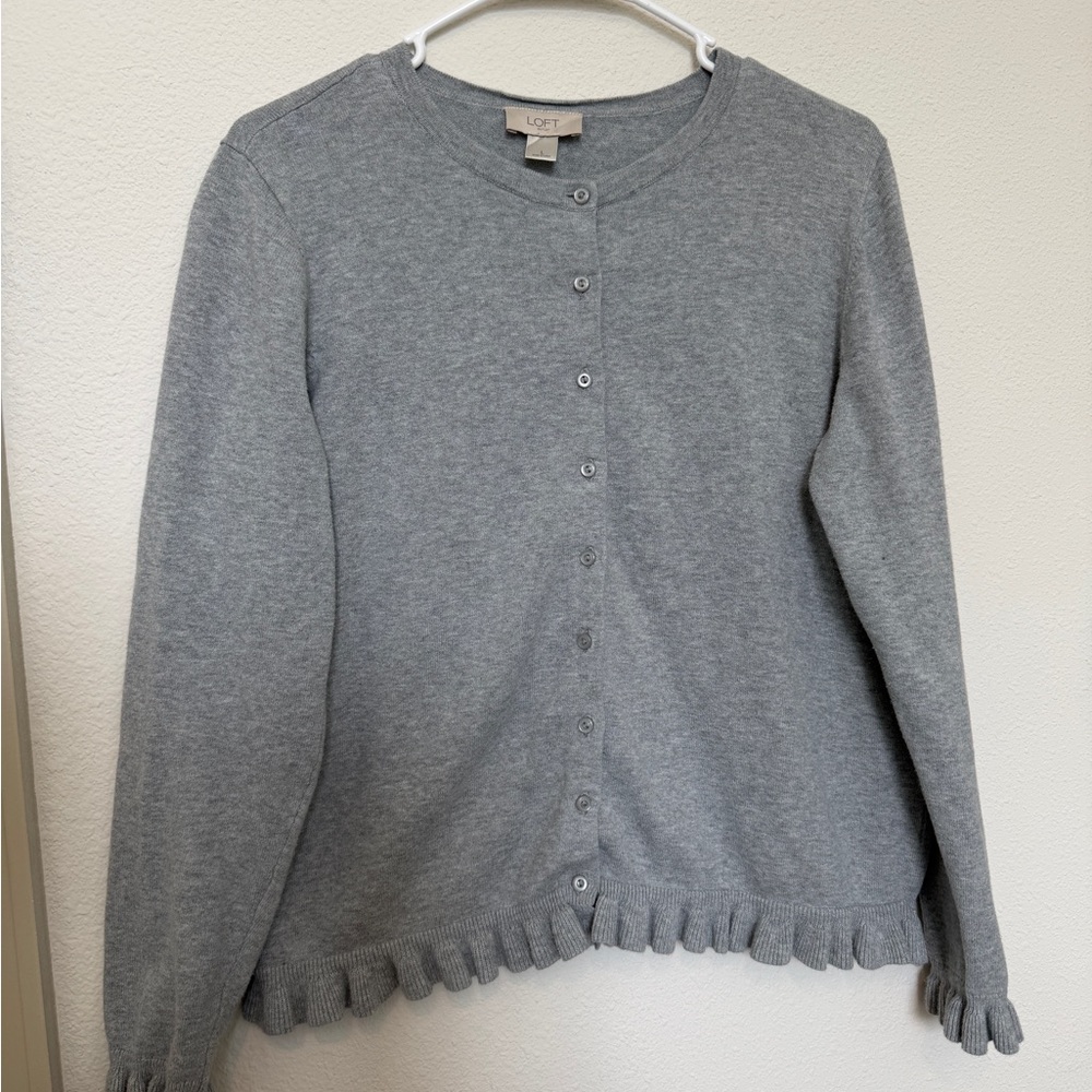 Loft Gray Cardigan